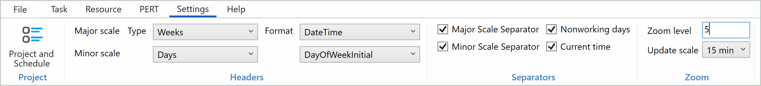 Setting headers